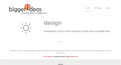 Desktop Screenshot of biggerideas.com